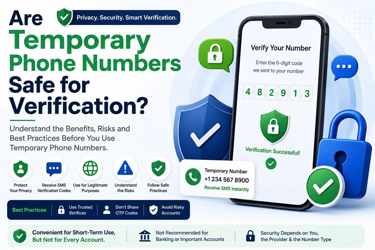 Are Temporary Phone Numbers Safe for Verification?