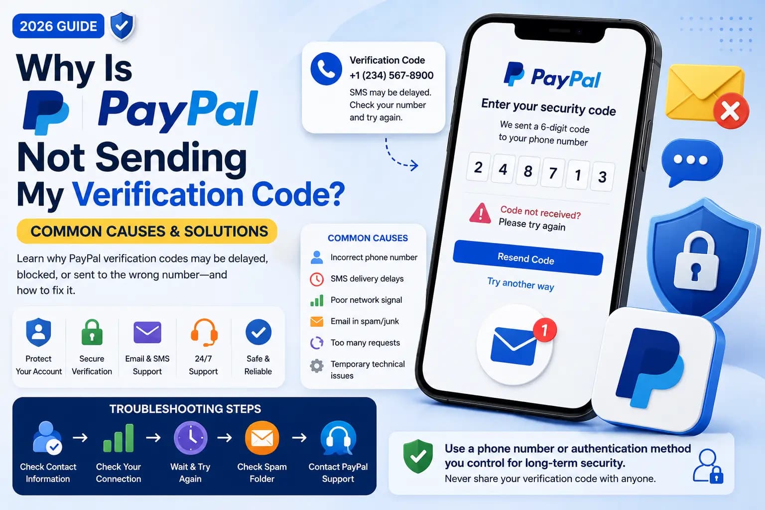 Why Is PayPal Not Sending My Verification Code? Common Causes and Solutions (2026)